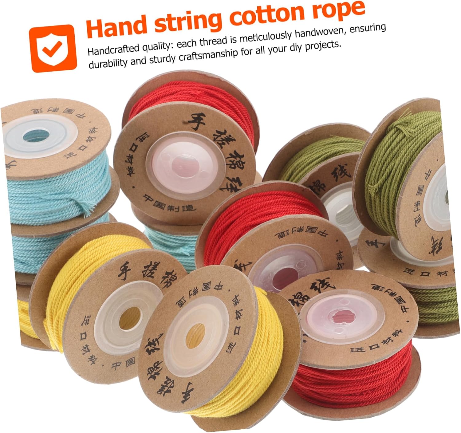 12pcs Cotton Beading Thread 1.2mm for Jewelry Making