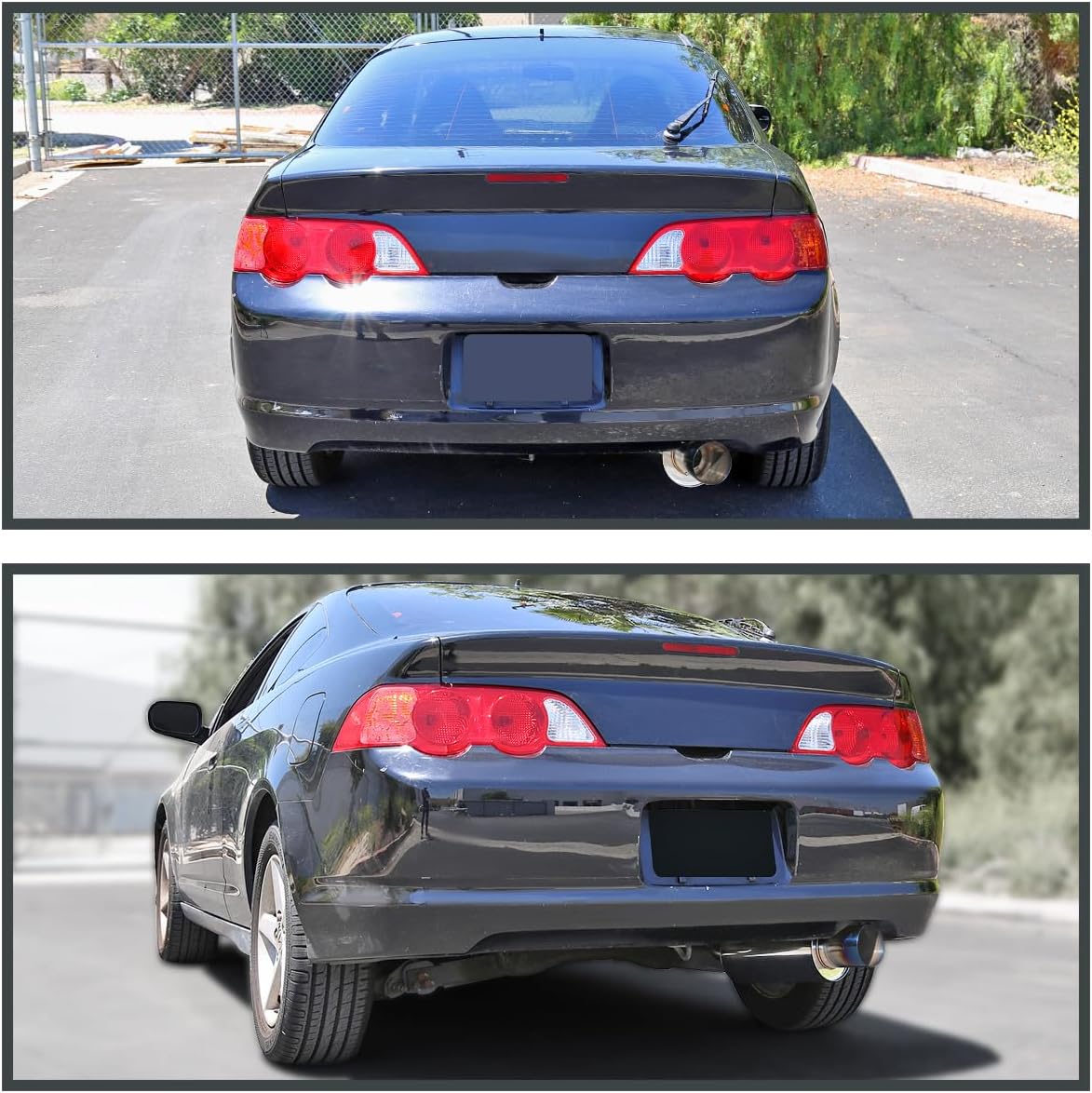 Spec-D Tuning Jdm 4" Tip Catback System Dc5 Compatible with 2002-2006 Acura RSX Base 2.0L