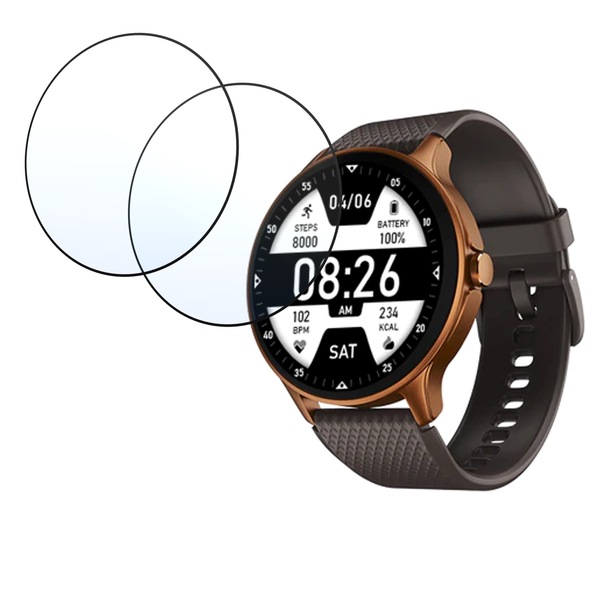 DVTECH® (Pack of 02 Best Fit Smartwatch Screen Protector for NoiseFit Curve Smartwatch (Not a Tempered glass) (B0C5TK2XH1) Amazon Price History, Amazon Price Tracker