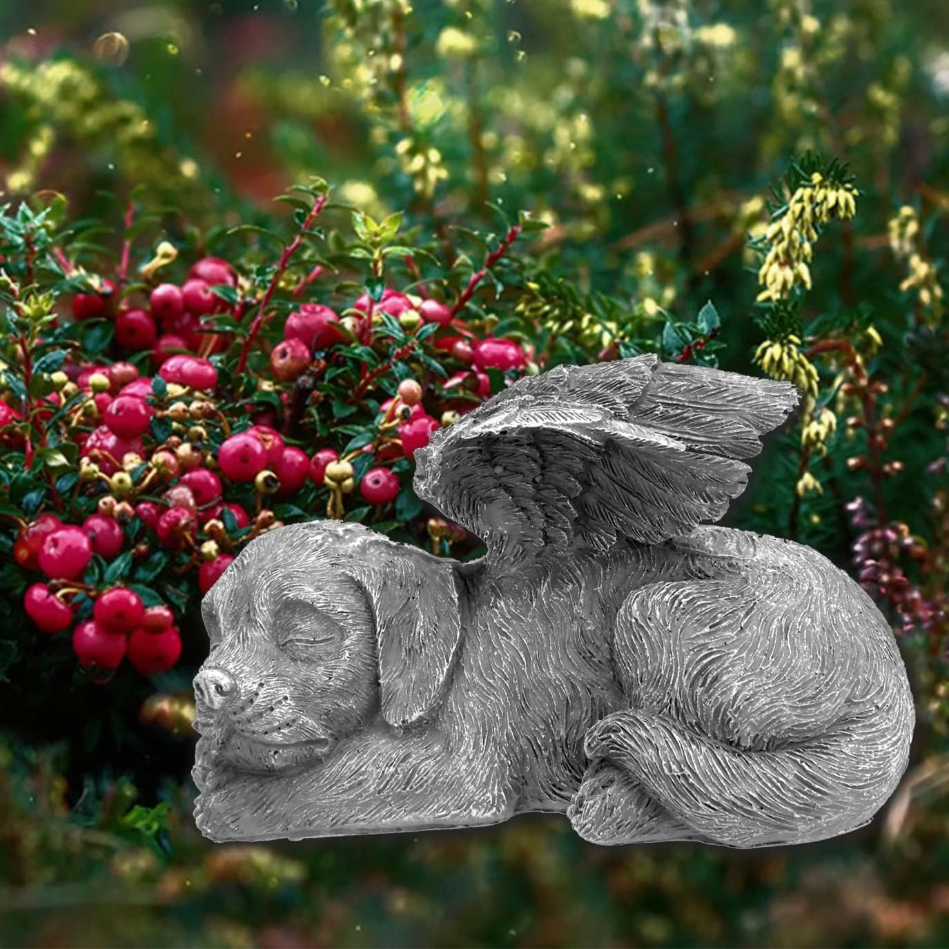 Scoutteemo Pet Memorial Stone Garden Ornaments Dog Memorial Gifts For