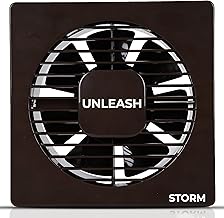 Unleash Storm 4 inch (100 mm) Exhaust ventilation Fan for Kitchen Bathroom exhaust fan with 100% Copper Motor (Brown)