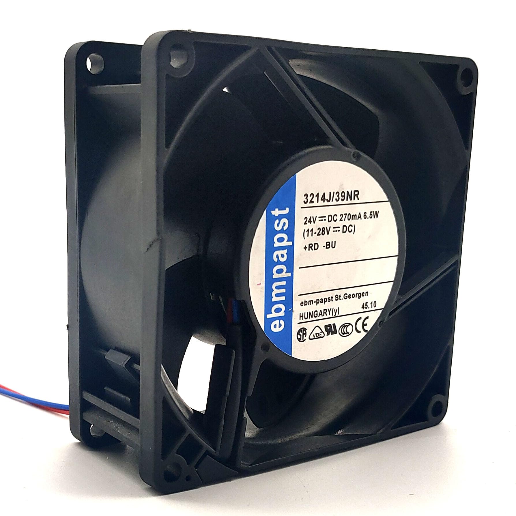 Ebm 3214J/39NR DC24V 6.5W 9038 9cm large airflow speed control fan