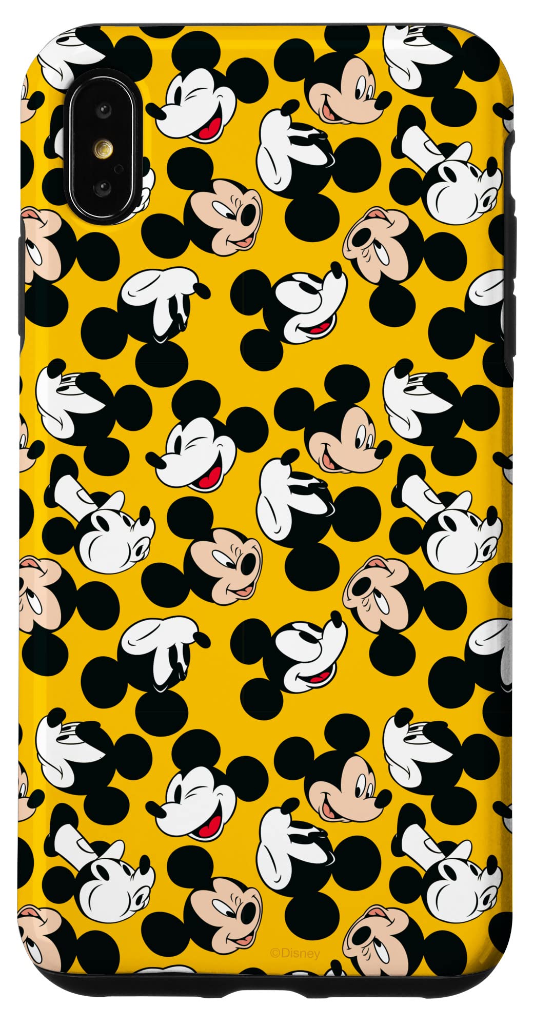Custodia per iPhone XS Max Disney Topolino Giallo