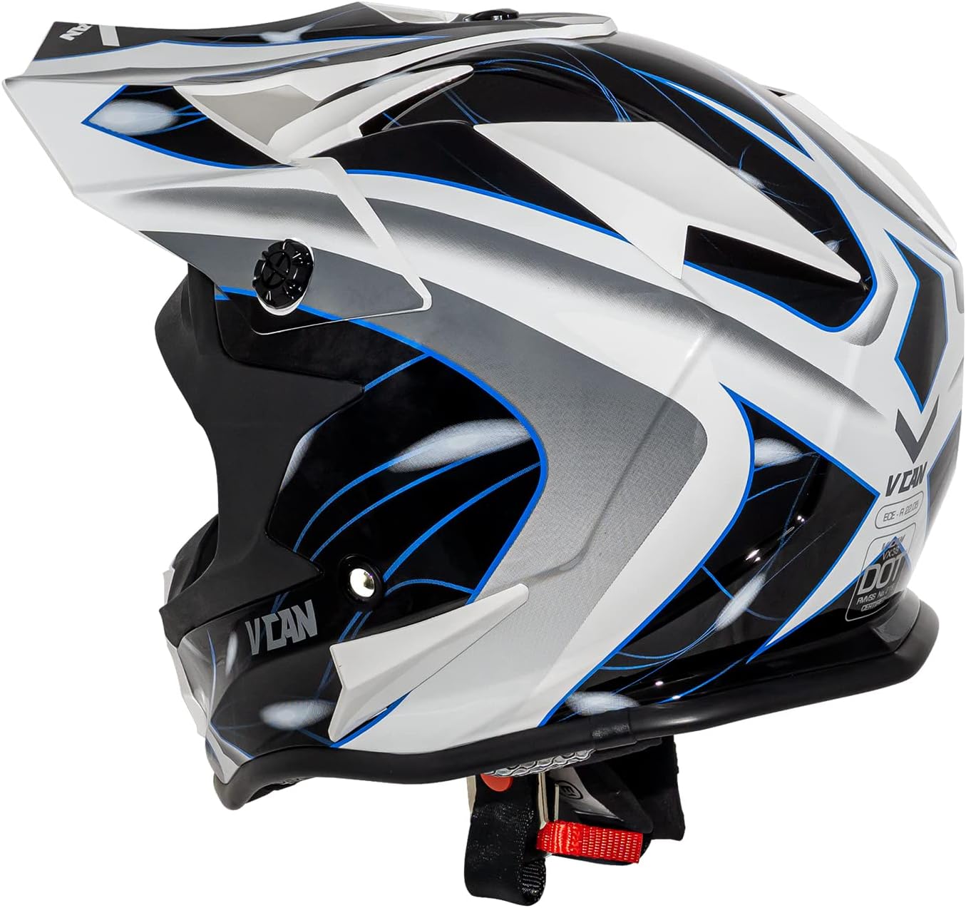 VCAN VX38 Adults ATV Motorcross Offroad Dirt Bike Motorcycle Downhill Helmet with Goggle DOT Approved