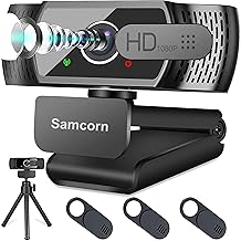 Webcam with Microphone for Desktop,1080P HD USB Webcam Live Streaming Laptop PC Computer Web Camera for Video Calling Conferencing Recording Gaming, AutoFocus 3D Noise Reduction