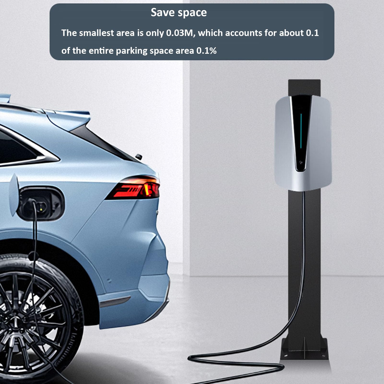 "Outdoor EV Ladestation Sockel Halterung Universal Elektrofahrzeug Ladegerät Säule Kompatibel mit neuen Energiefahrzeugen Langlebige Stützstange für effizientes Laden"
