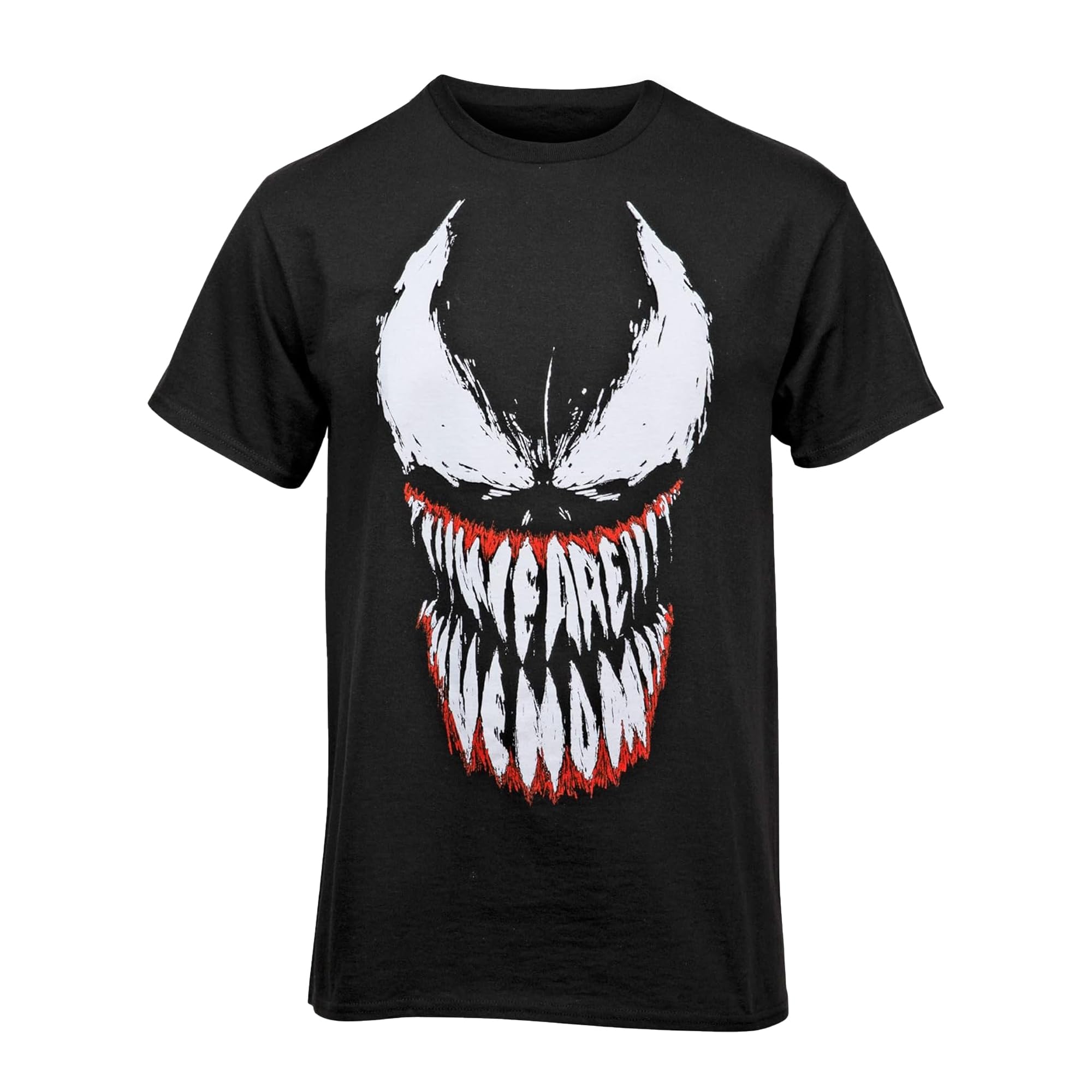 Absolute Cult Boys Black Marvel Spider Man Venom Teeth Face T-Shirt 12-13 Years