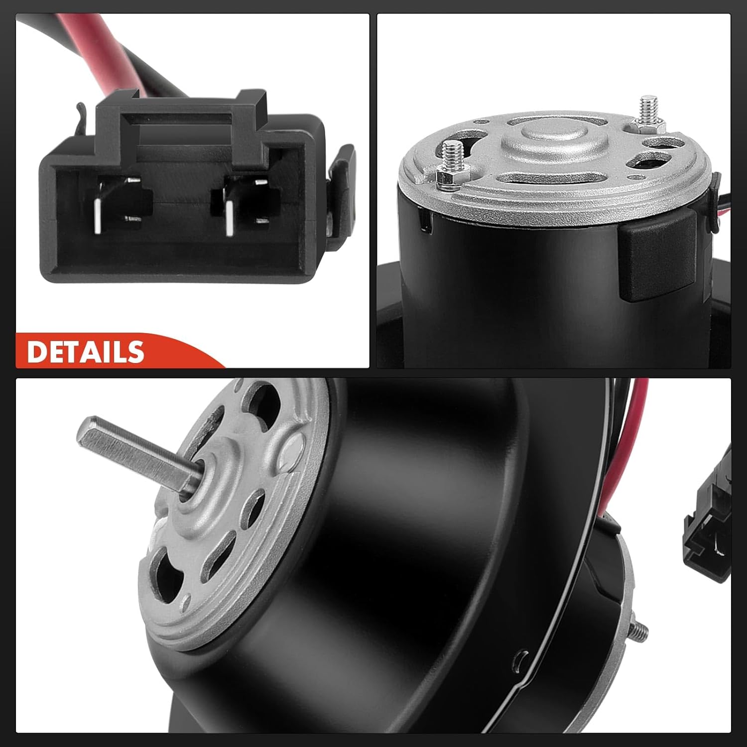 A-Premium Front HVAC Heater Blower Motor Compatible with International Harvester 3000/5000/5500i/5600i/5900i/9100i SBA/9200 SBA/9200i SBA/9300/9400/9400i SBA/9900/9900i/9900i SFA/9900ix/9900ix SFA