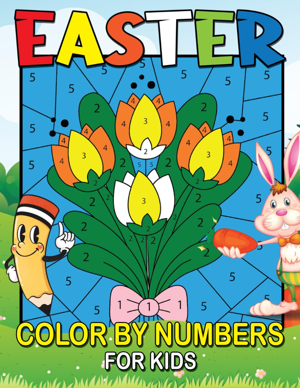 Easter Color By Numbers For kids: Cute Easter Color by Number Book for Kids | Easter Gifts for Girls and Boys