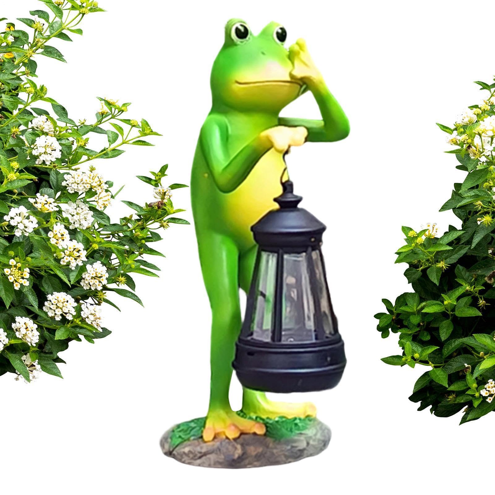 Lanterne grenouille solaire pour illuminer vos soirées sur le balcon et la terrasse