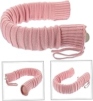 Vista 3 de GARVALON Bolsa de agua caliente en forma de U para el cuidado del cuello, bolsa de gel de sílice con para calor frío y alivio de hombros, ajuste