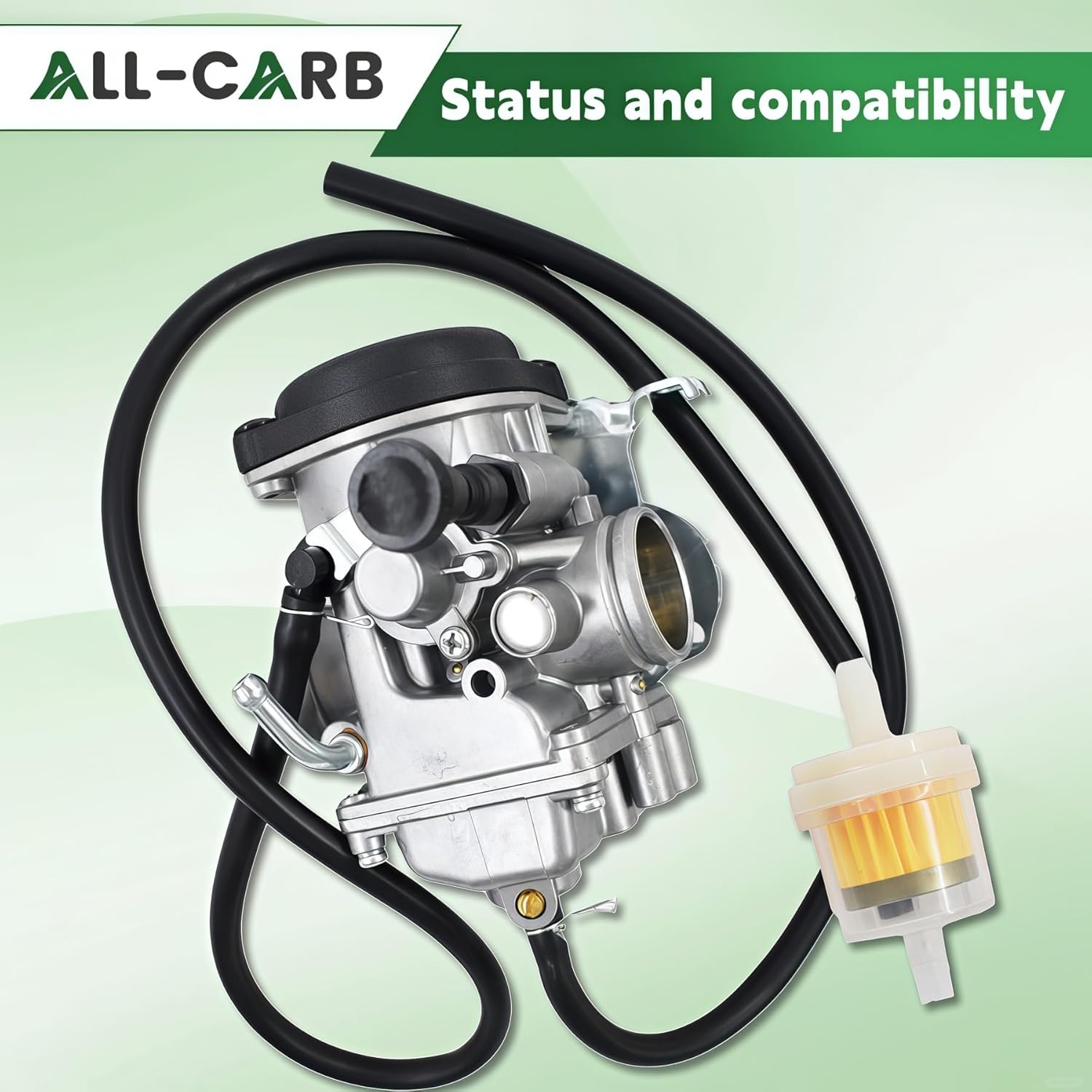 ALL-CARB Carburetor Carb Replacement for YAMAHA TW200 TW 200 2001-2017 TRAILWAY with Fuel Filter