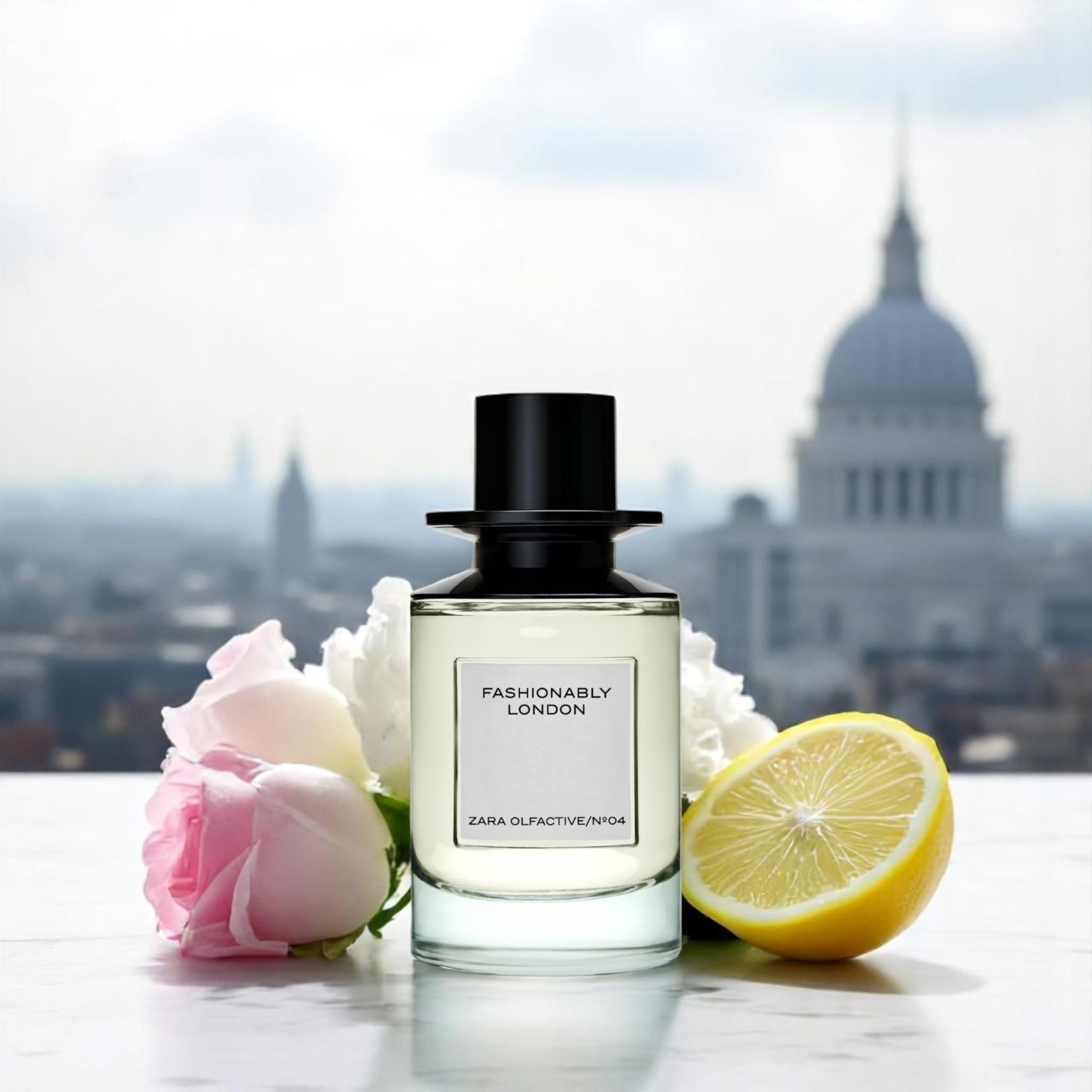 FASHIONABLY LONDON Parfüm 100 ml – Blumiger Damenduft mit Rose, Bergamotte & Moschus – Langanhaltend, Elegant & Feminin – Zitrischer Alltagsduft für Frauen – Clean Girl Parfum Trend 2025 Frauenparfum