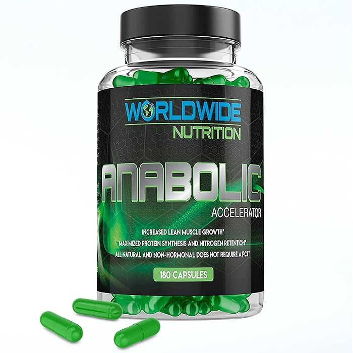 Buy Worldwide Nutrition Anabolic Accelerator Vitamin Supplements Muscle Growth, Strength