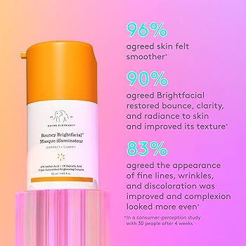 Amazon.com: Drunk Elephant Bouncy Brightfacial - 50 ml/1.69