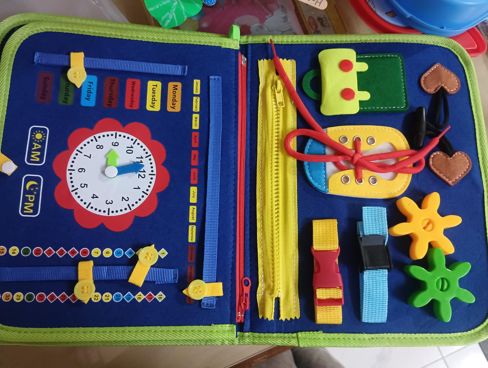 Customer photo of the busy board during travel