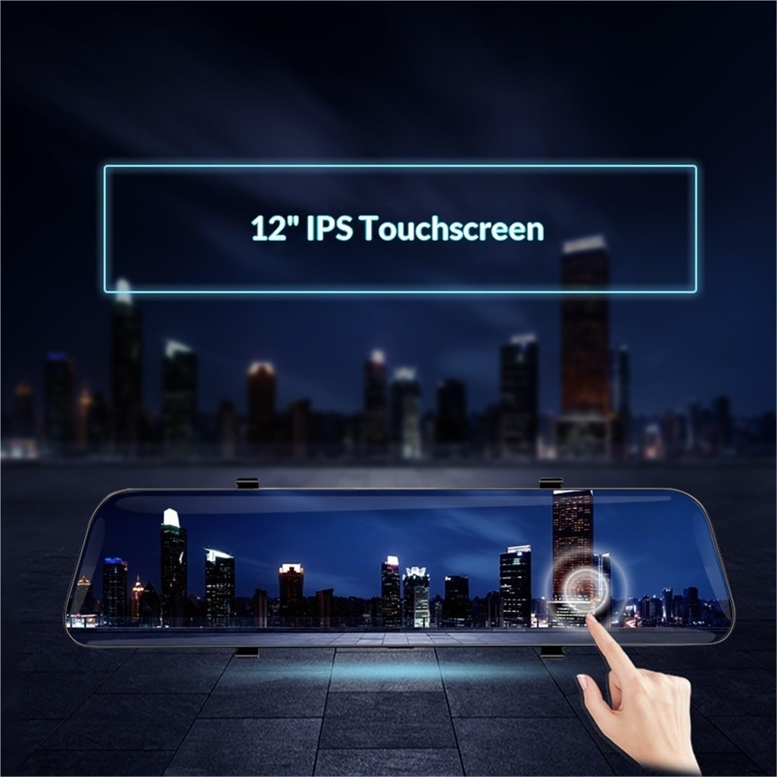 Registratore di Guida per Honda Civic 2022-2025 | specchietto dashcam touch screen, telecamera anteriore posteriore doppia lente, sorveglianza parcheggio continua