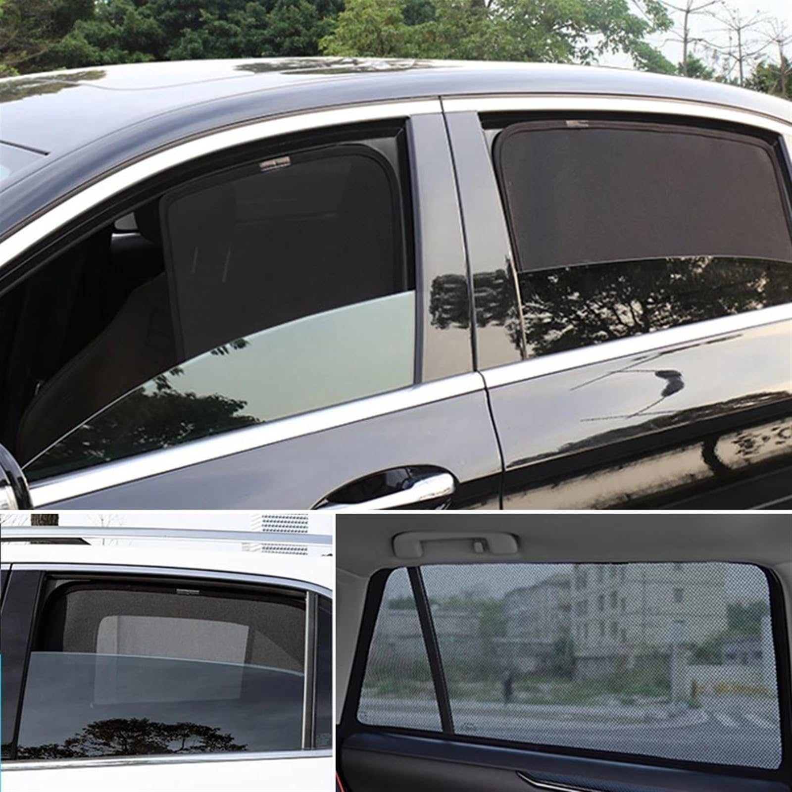 Tendine Parasole Auto Per Kadjar 2015-2022 Magnetico Auto Parasole Shield Parabrezza Anteriore Telaio Tenda Posteriore Bambino Finestrini Laterali Visiera Parasole Auto ( Color : 5PCS R T Back )
