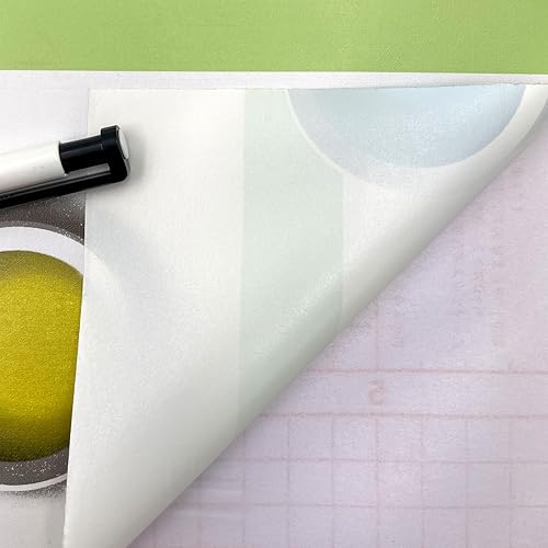 Miniatura 3 de Estante de papel autoadhesivo con diseño de mariposas a rayas verdes, caja de almacenamiento de juguetes para escritorio de estudiantes, 118 x 17.7