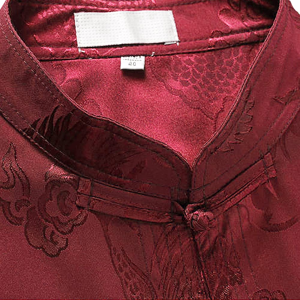 Traje tradicional de artes marciales chinas para hombre, tela transpirable Kung Fu Wing Chun Hanfu