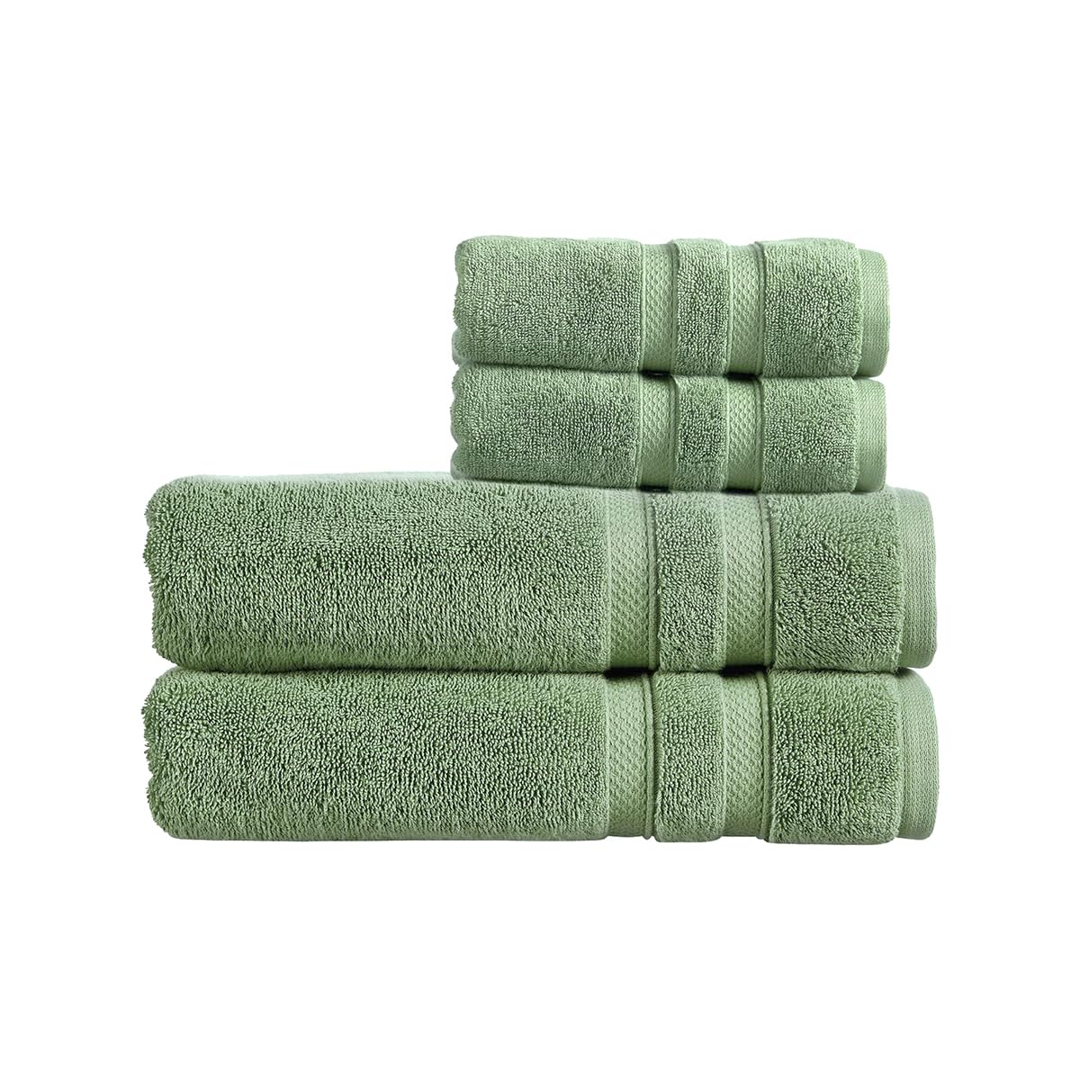 Christy Chroma Bath Towels | Set of 2 | Highly Absorbent Heavyweight 675GSM | Bold and Bright | Soft Velvety Smooth Bathroom Shower Towels | 100% Cotton | Sustainably Made | White — view 106