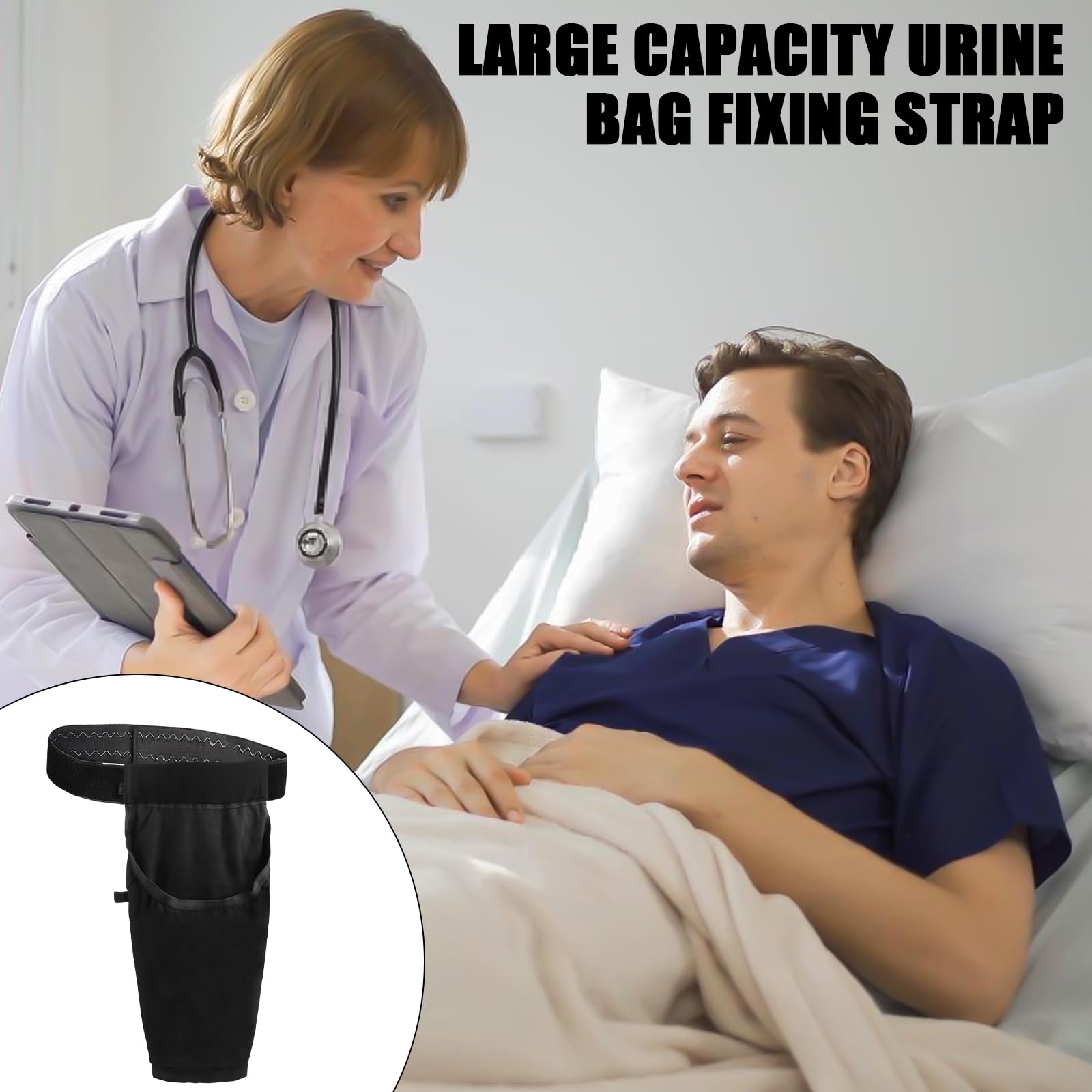 Soporte para bolsa de pierna para catéter, bolsa de orina para piernas, funda con cinturón, soporte para bolsas de catéter, bolsa de pierna para catéter, bolsa de pierna para catéter, bolsa de pierna