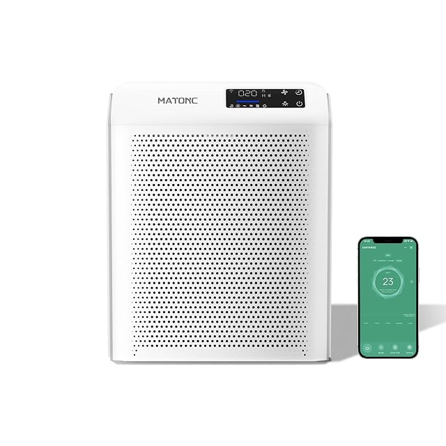 Smart Air Purifier for Home Bedroom Large Rooms HEPA Air Cleaner Covers up to 3500 ft App Control