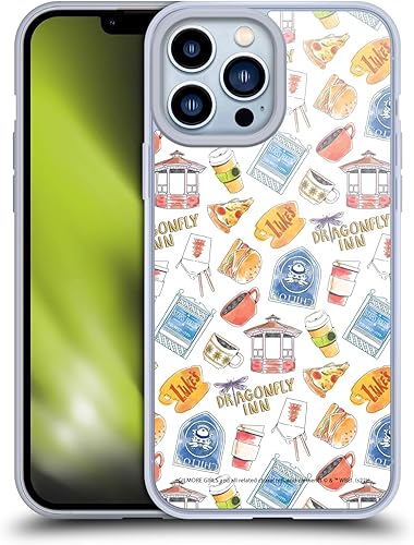 Head Case Designs Gilmore Girls Icons Graphics - Funda de gel suave con licencia oficial compatible con Apple iPhone 13 Pro Max