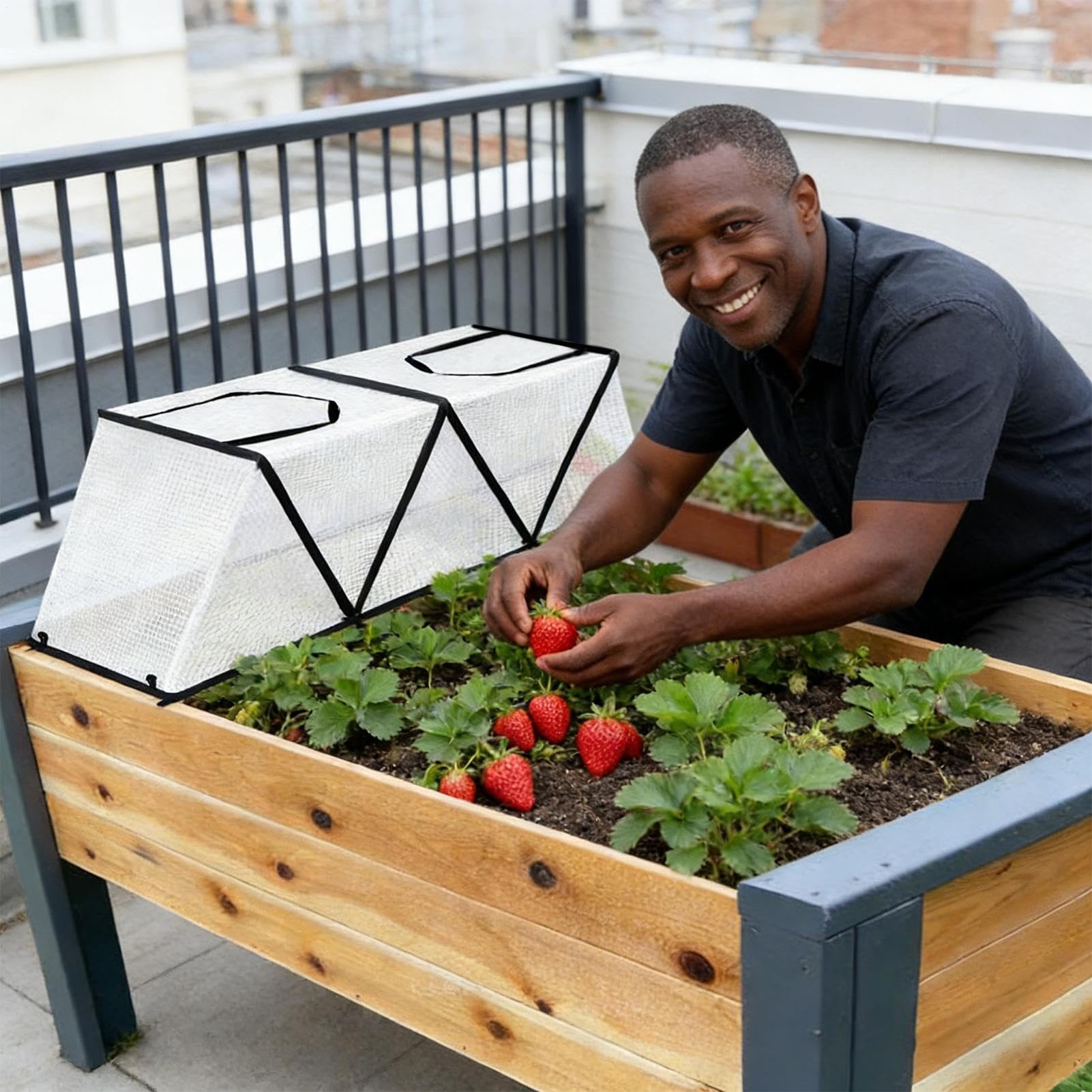 Pflanzenabdeckungen Zum Frostschutz,Faltbare Winterfrost Schutzkäfige - Garten Glocken Zum Schutz Der Pflanzen,Für Freilandgärtnereien Garten Gewächshaus Gemüse