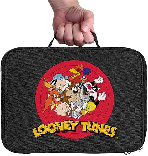 Miniatura 3 de LOGOVISION Looney Tunes Group - Lonchera con aislamiento de lados suaves, bolsa de almuerzo reutilizable para trabajo escolar, oficina, sin BPA