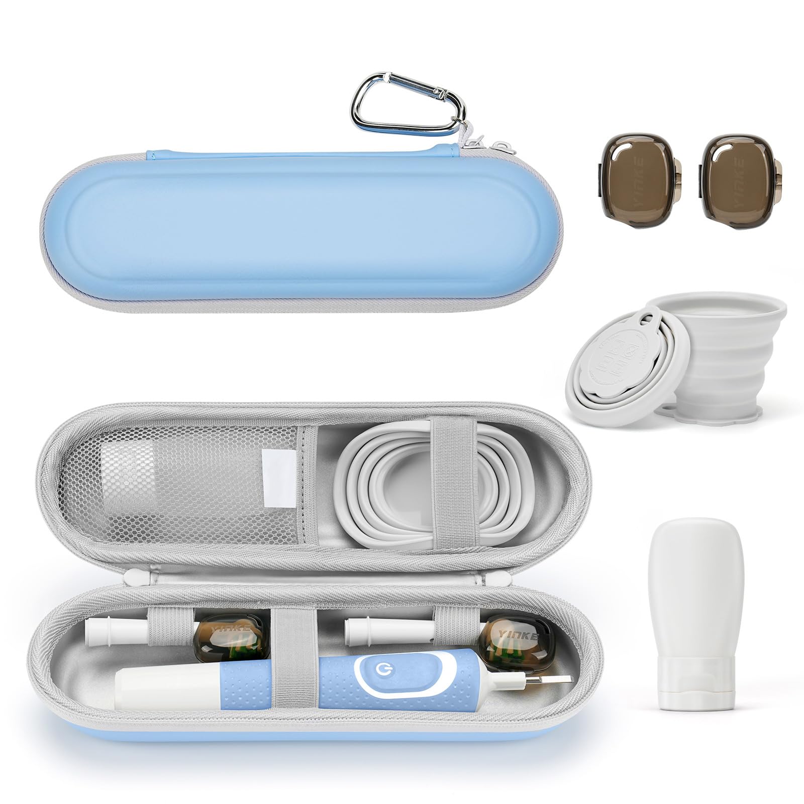 Yinke 2.0 Electric Toothbrush Case for Oral B/Oral-B Pro/Philips Sonicare/Suri Sonic Electric Toothbrush, Electric Toothbrush Travel Case