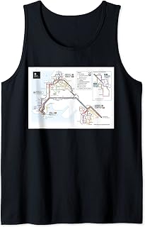 Darwin Australia Bus HD Network Map Tank Top