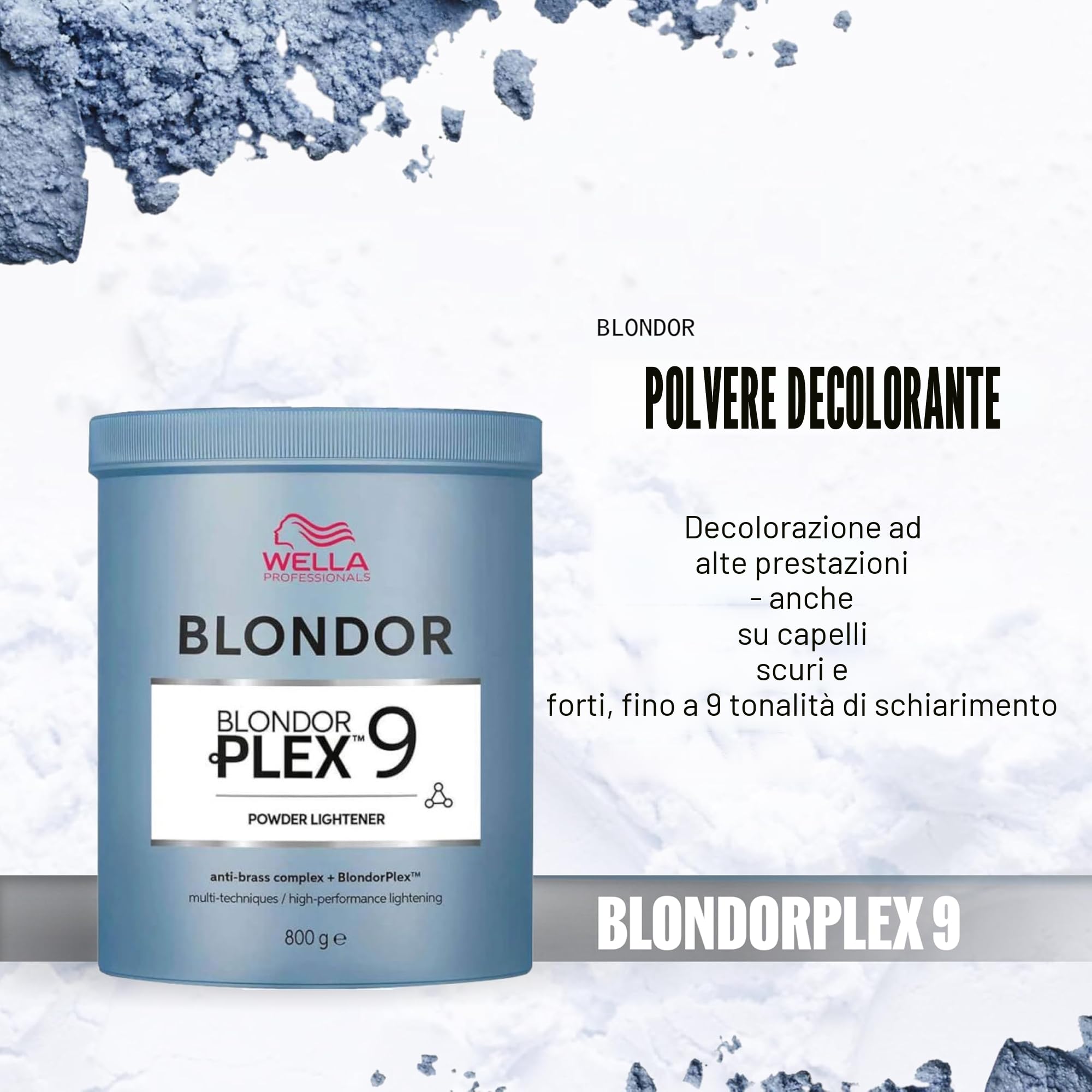 WELLA PROFESSIONALS Blondor Plex9 Powder Lightener 800 g