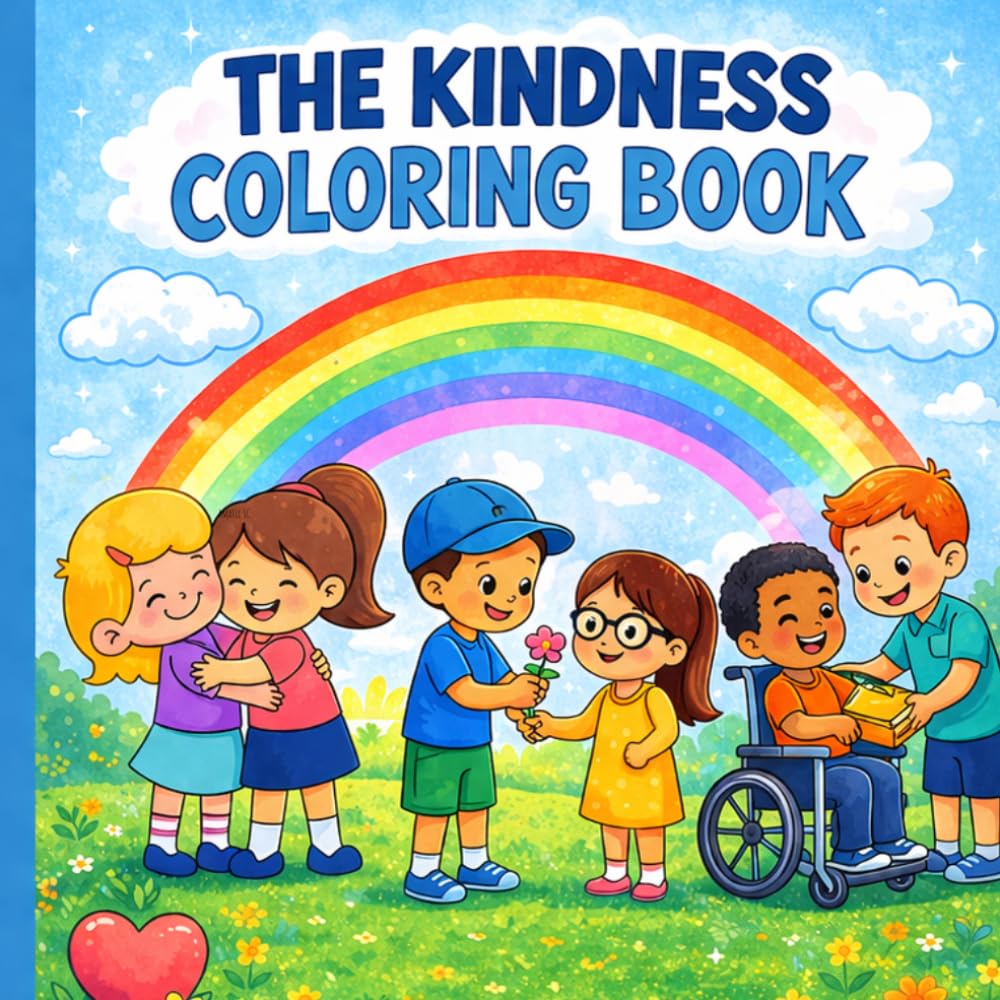 The Kindness Coloring Book: Happy Pages That Inspire Kind Hearts and Positive Thinking