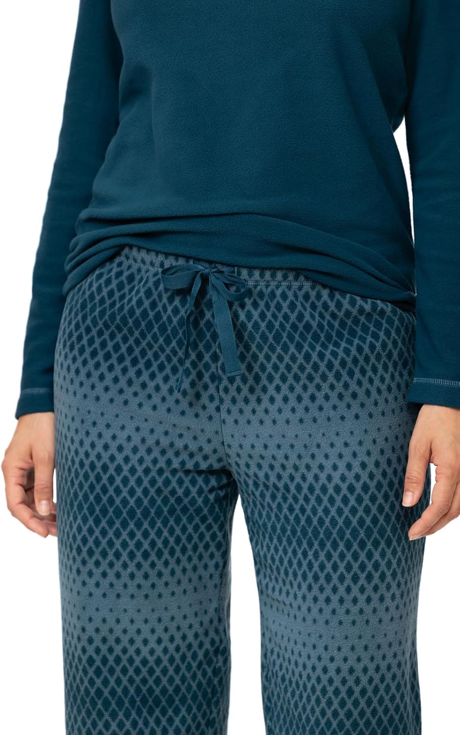 PajamaGram Fuzzy Pajamas For Women - Snuggle Fleece PJ Set For Women - Image 5