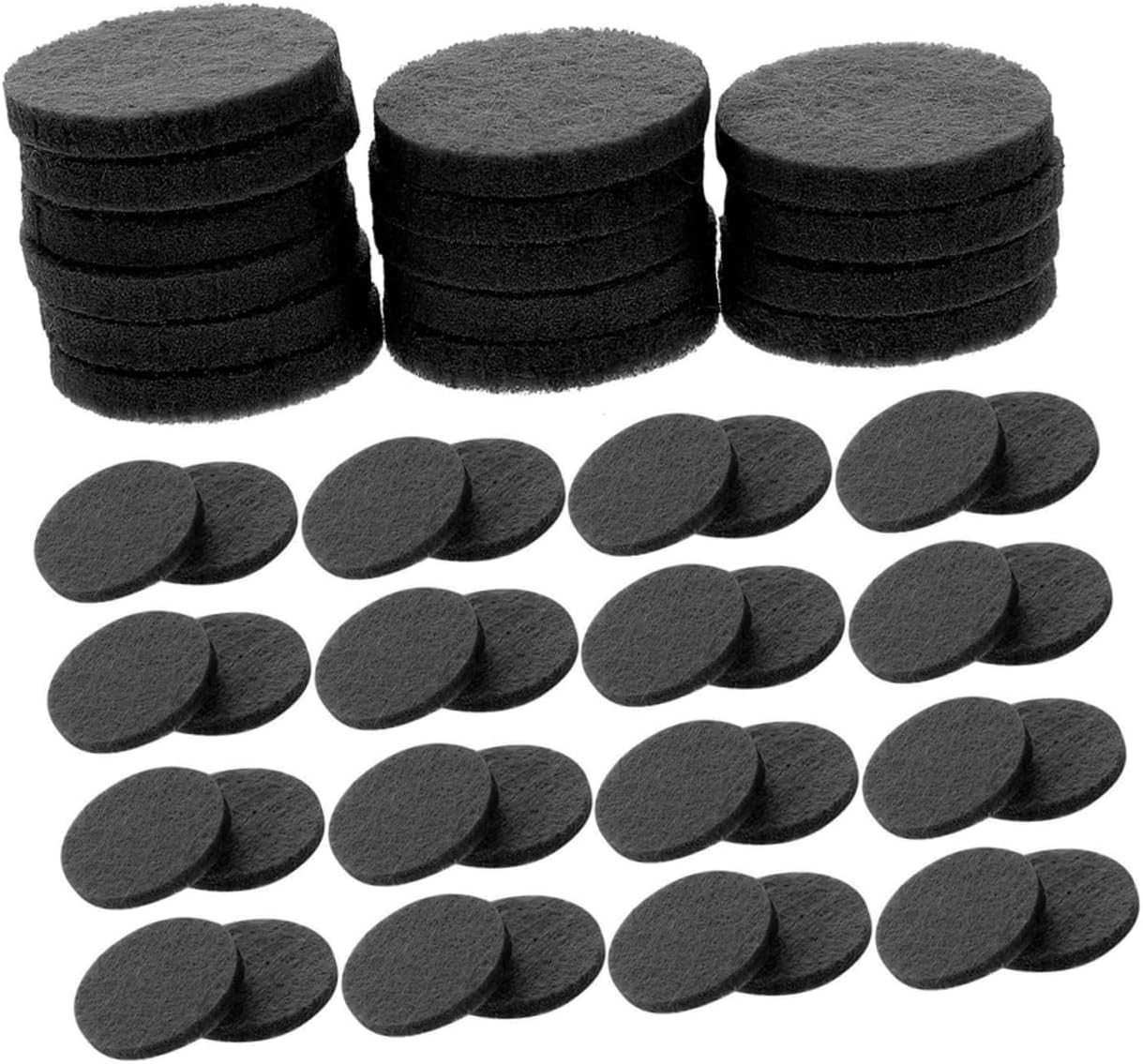 80pcs Aromatherapy Cotton Pads Refill for Essential Oil Diffuser Mini Aroma Pads for Car Aromatherapy Replacement Diffuser Supplies for Home and Travel