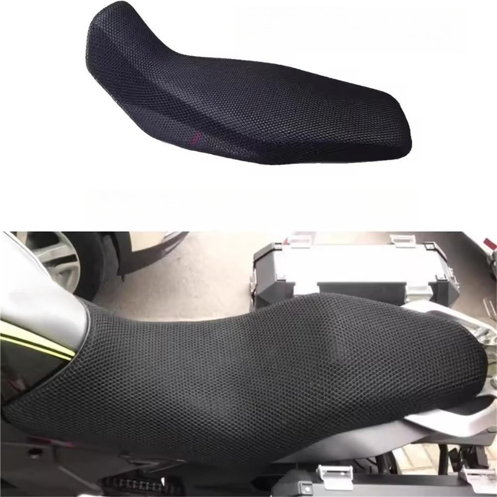 LISTEAM Coprisella traspirante per moto Adatto per CF&MOTO 450 MT | Adatto per CF&MOTO 450 MT Coprisedile per moto Proteggi cuscino