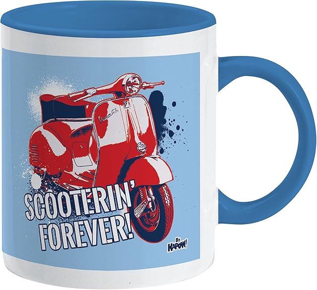 Scooter Vespa Mug. Quality Gift Boxed Cup