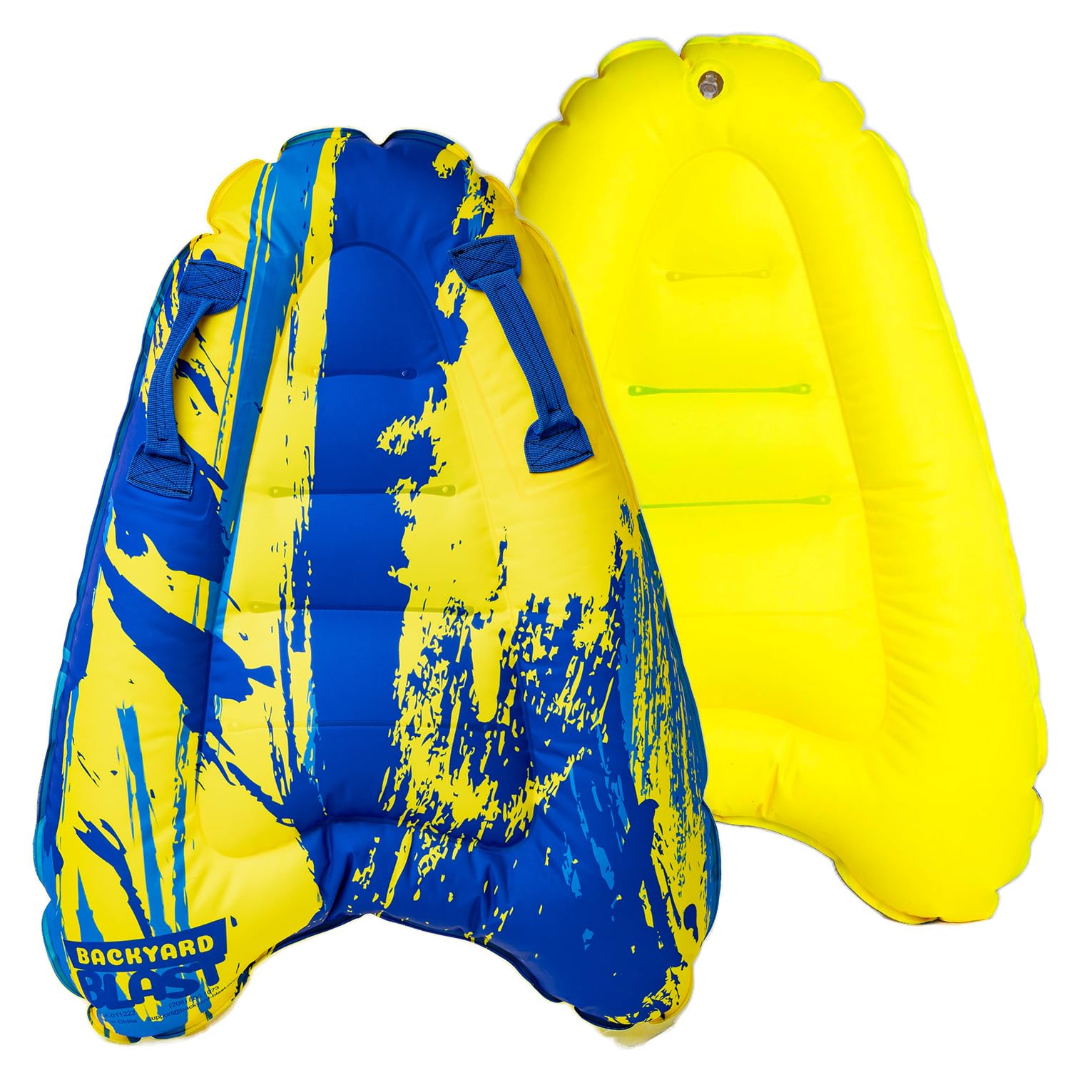 BACKYARD BLAST Deluxe Rider with Joint Cloth Material, Inflatable Body Board Slide Rider, 30.7" x 19.6" x 5.5"
