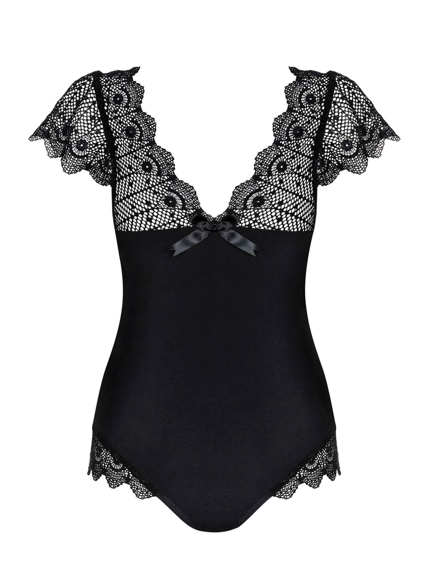 Obsessive Damen Body Body Moketta schwarz - L-XL (1er Pack)