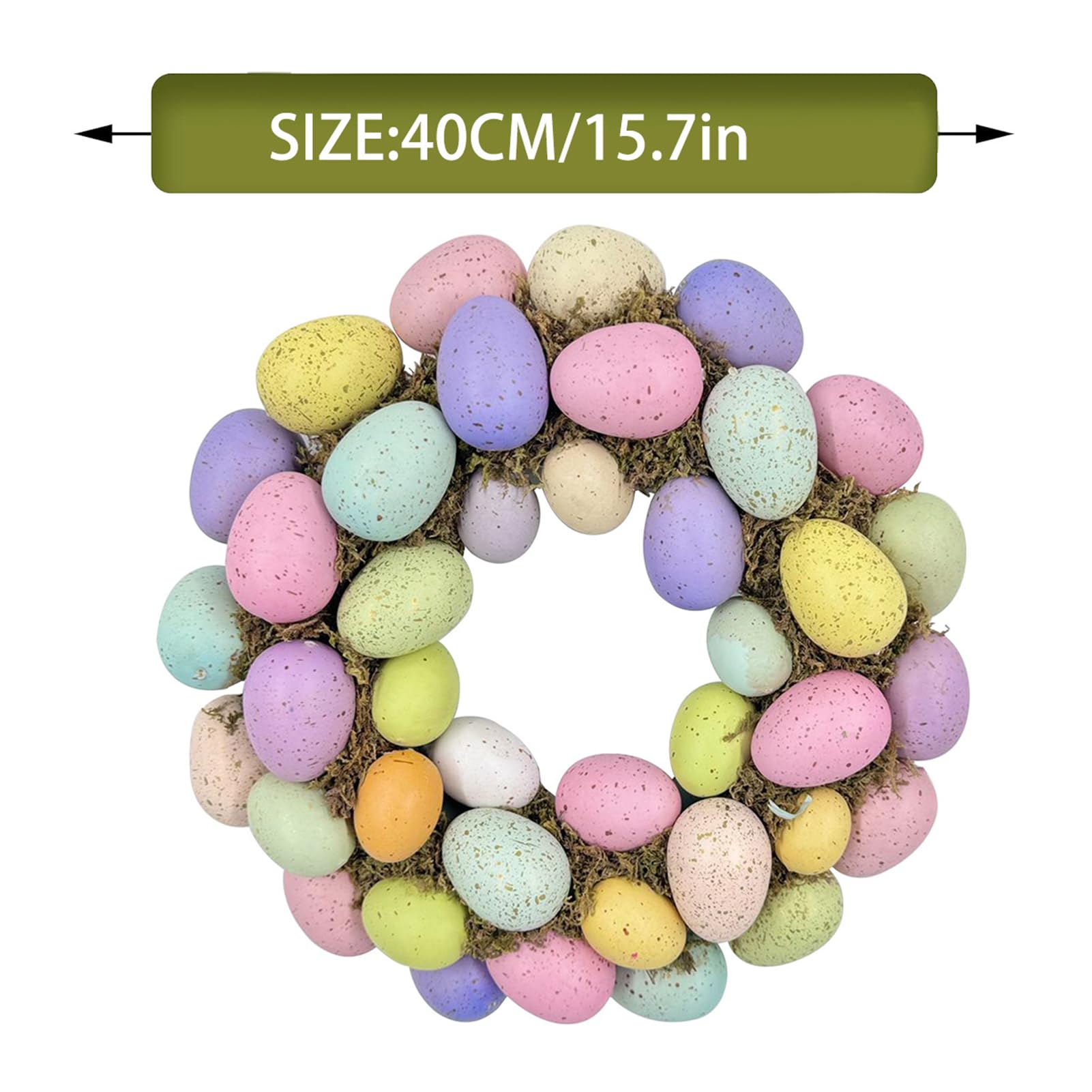 Ghirlanda Primaverile Con Uova Artificiali: 2 Pezzi Decorativi Per Pasqua, Lunghi 170 Cm!