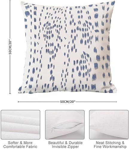 Miniatura 7 de Chinoiserie Touches - Fundas de almohada de estilo asiático de estilo asiático de antílope, funda de cojín colorida para decoración del hogar para