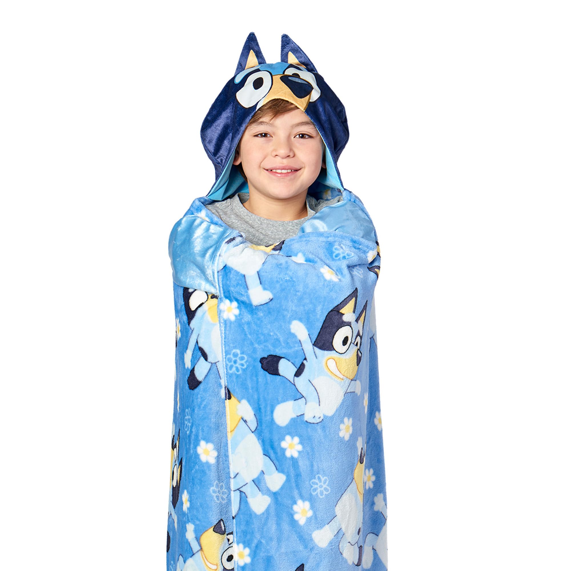 Northwest Character Hooded Throw Blanket, Cozy and Lightweight, 40x50 inches