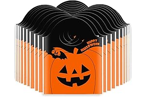 ZeeDix 50 Pcs Mini Halloween Bags Treat Bags Goody Mini Bags for...