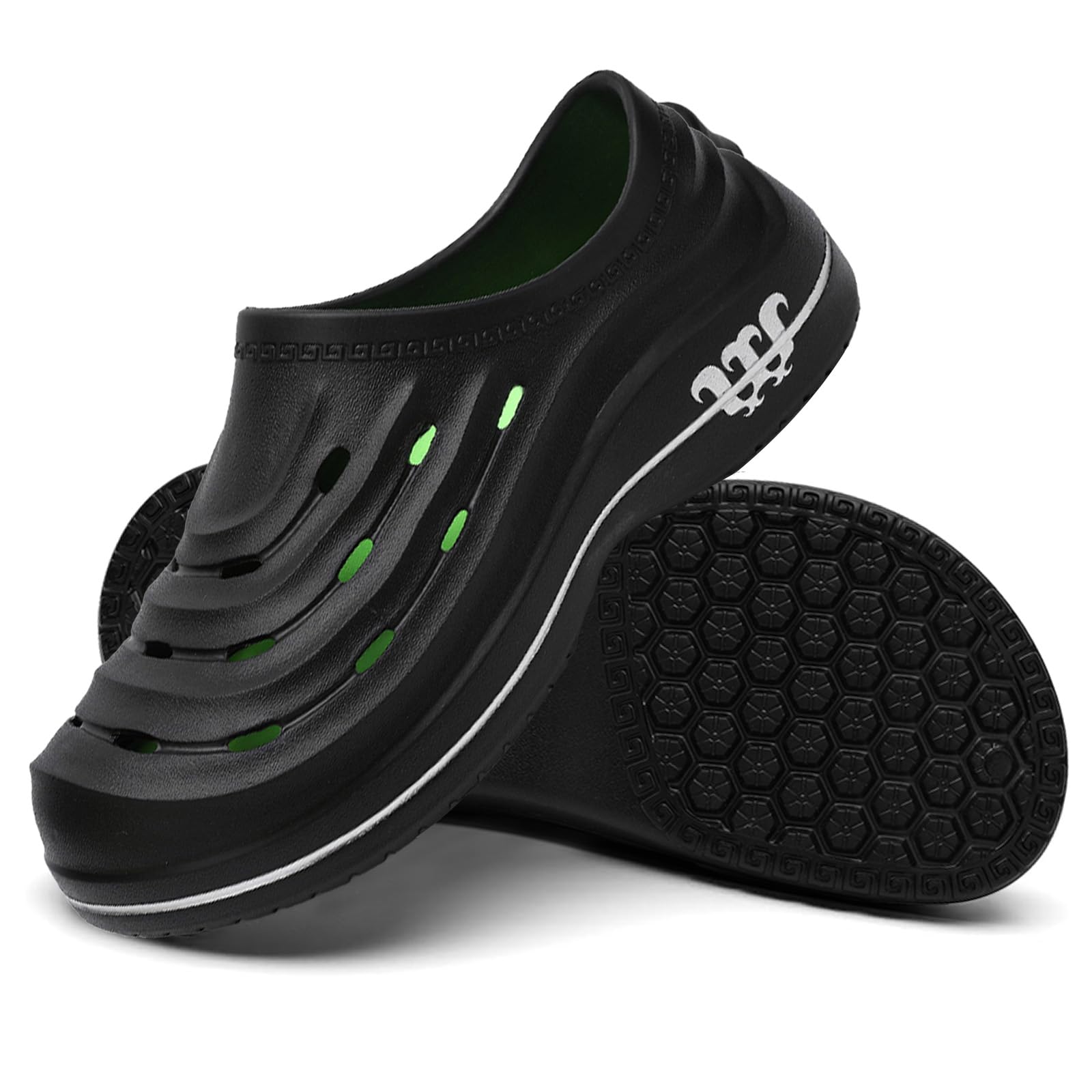 Armadillo Chef Shoes for Men - Slip Resistant, Lightweight &amp; Waterproof Garden Clogs for Women, Ideal Work Shoes for Kitchens