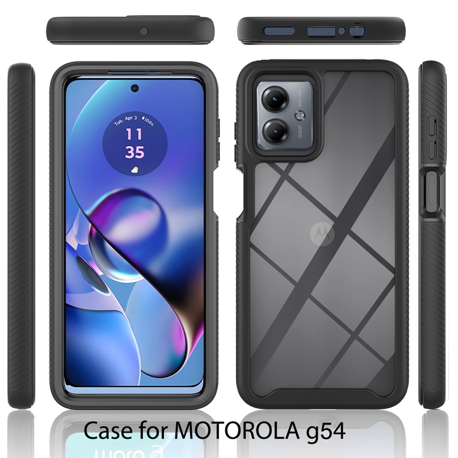 WBWONE TPU Sfumato Cover per Google Pixel 8 Pro Case, Custodia in