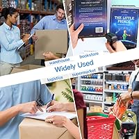 Vista 9 de Eyoyo Escáner de código de barras de anillo portátil Bluetooth 1D, lector de código de barras portátil con conexión inalámbrica y USB de 2.4 GHz