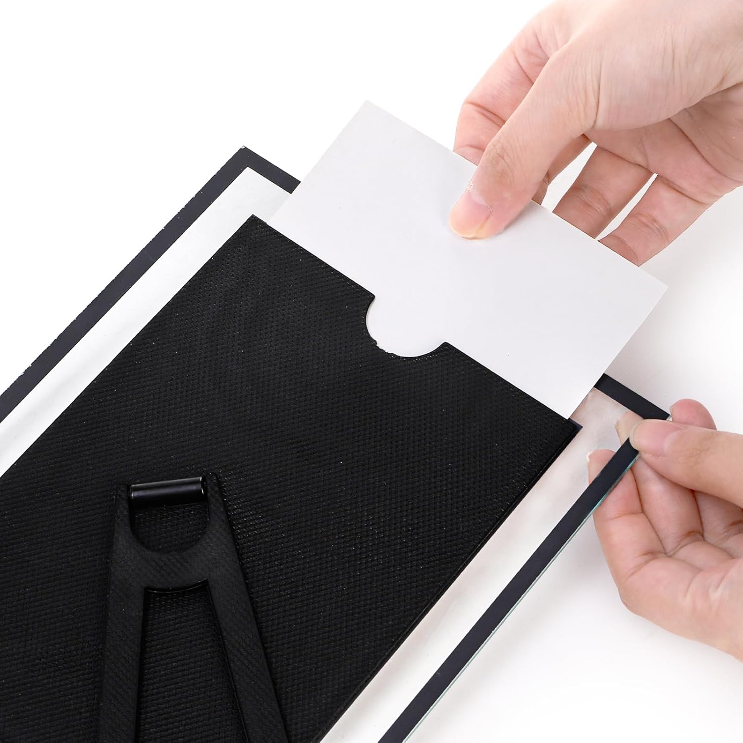 WRINGKIT 4 x 6 Glass Picture Frame Set of 10, Silver Mirror Photo Frames, Thin Border Desk Picture Frame for Office, College, Vertical and Horizontal Tabletop Display, Desk Decor