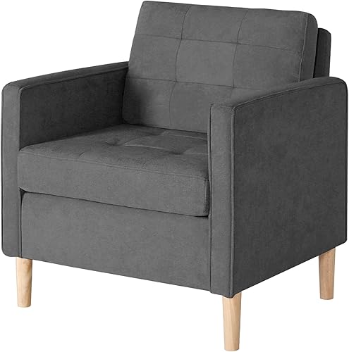 STHOUYN Silla de dormitorio moderna y cómoda de mediados de siglo para adultos, silla de lectura para sala de estar, oficina, adecuada para espacios