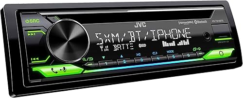 Miniatura 2 de JVC KD-T910BTS - Receptor de CD con Bluetooth, USB frontal, AUX, Tienda Alexa, SirusXM Ready + dos pares de altavoces JVC de 6.5 pulgadas